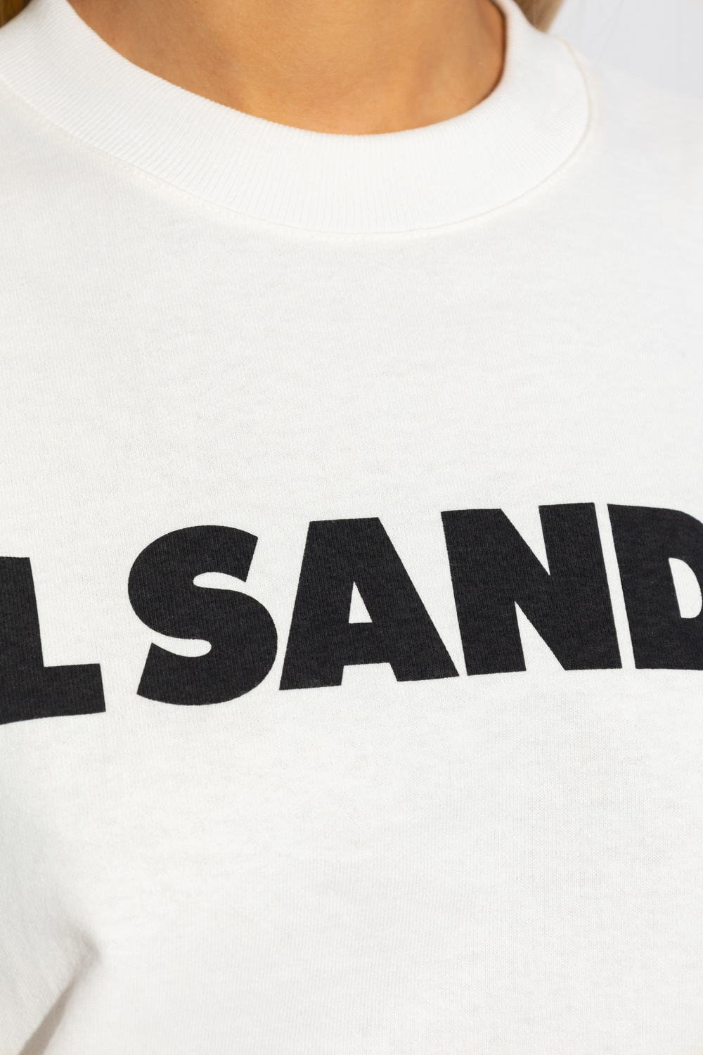 White T-shirt with logo JIL SANDER - Vitkac Canada